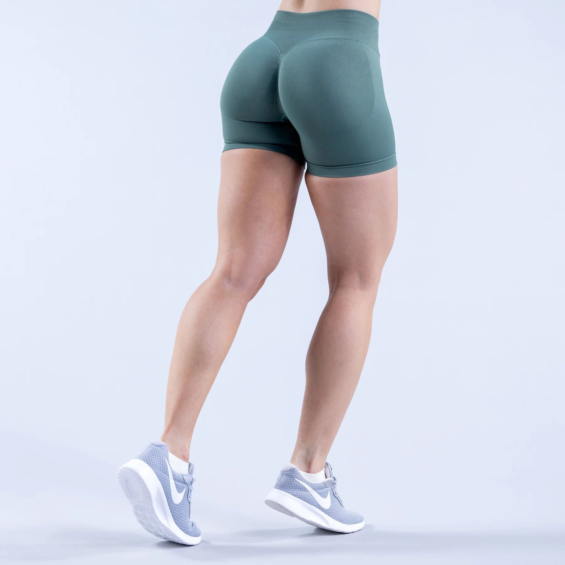Women’s Seamless Scrunch Butt Yoga Shorts Gym Fitness