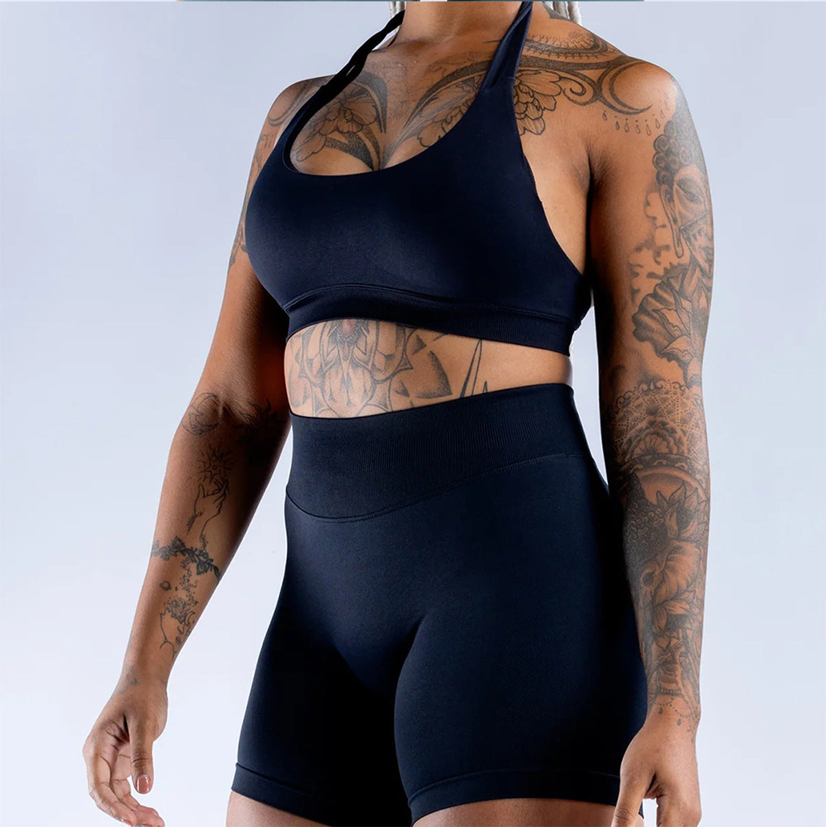 Women’s Seamless Backless Yoga Sports Bra Workout
