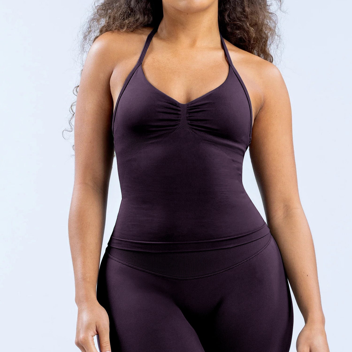 Comfortable High Stretch Gym Top with Padded Bust