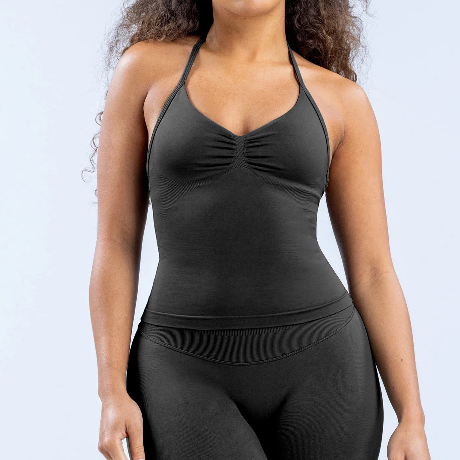 Women’s Stylish Backless Workout Tank for Yoga
