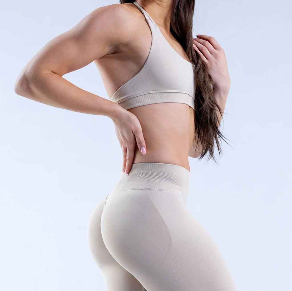 Seamless Backless Sports Bra for Women Yoga Gym