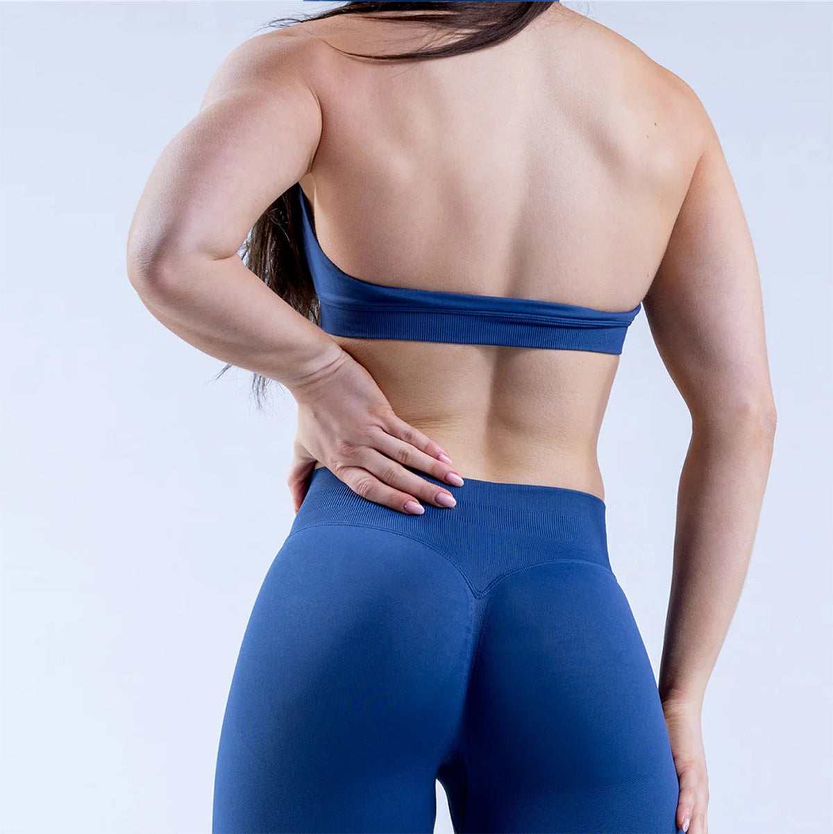 Women’s Seamless Halter Yoga Bra Backless Sports