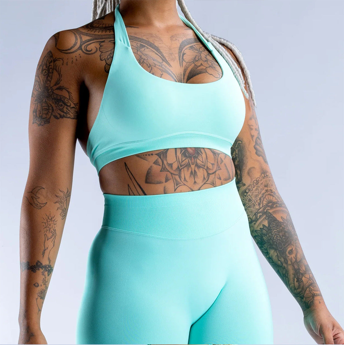 Women’s Seamless Sports Bra Backless Yoga Fitness