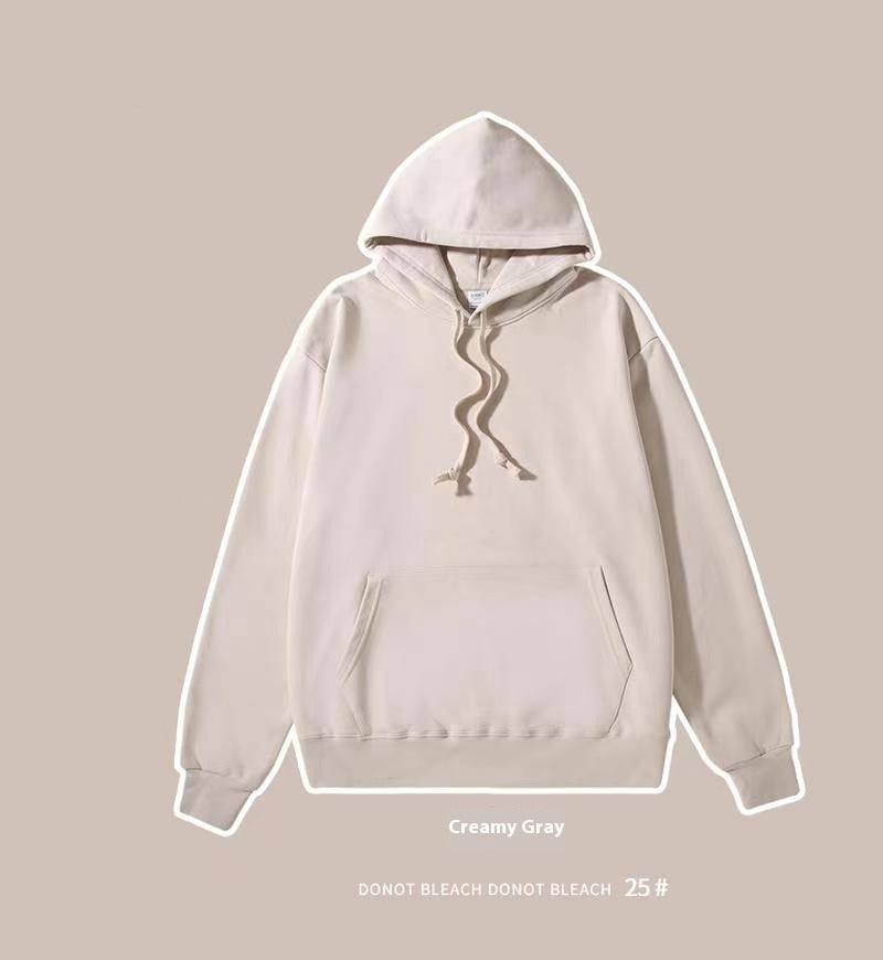 Oversized Hoodie Heavy Cotton Unisex Streetwear Fall Winter Casual