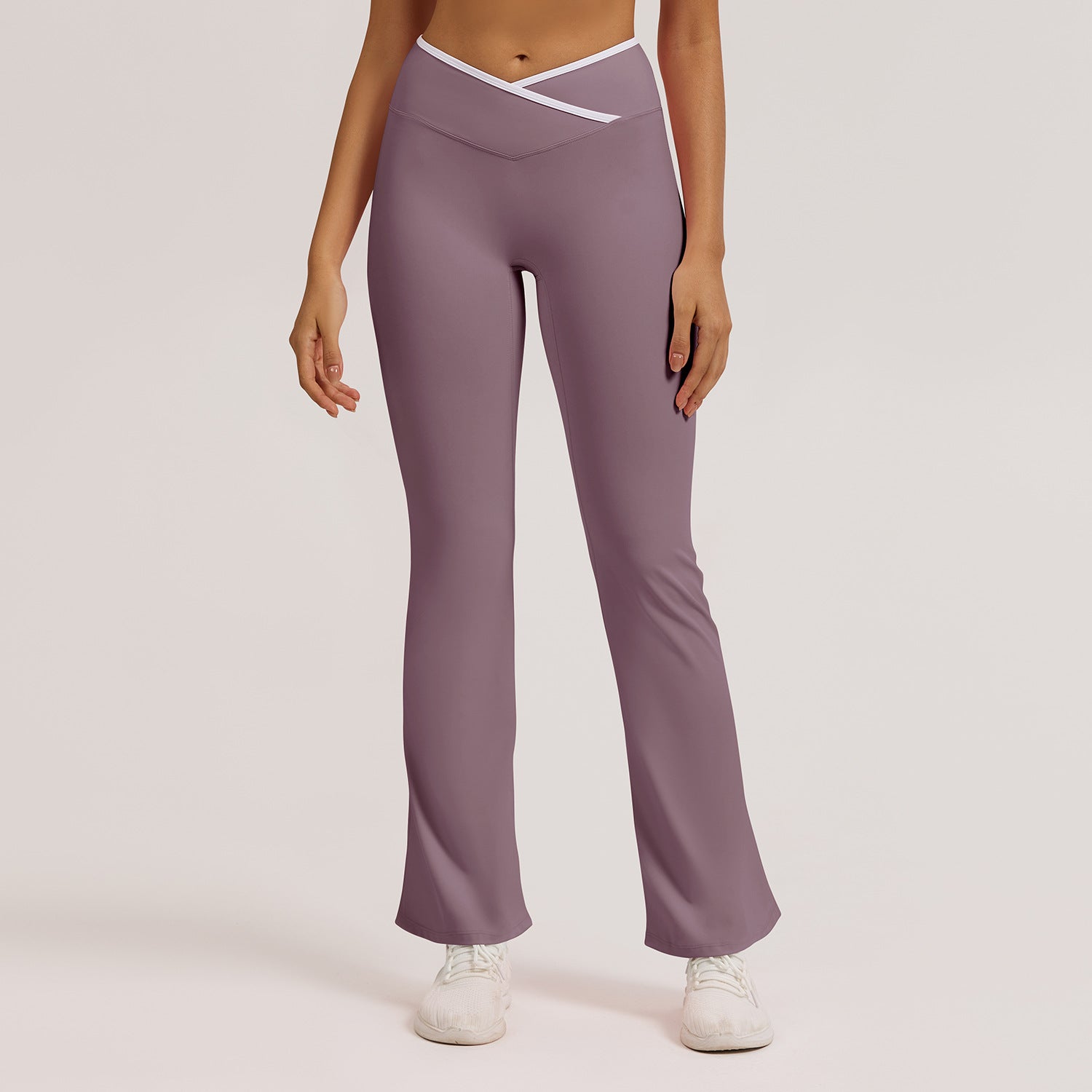 Women’s Buttery Soft High Waist Crossover Flared Yoga Pants