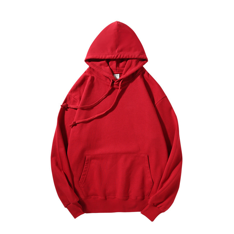 Trendy Oversized Hoodie 100% Cotton Unisex Casual Pullover