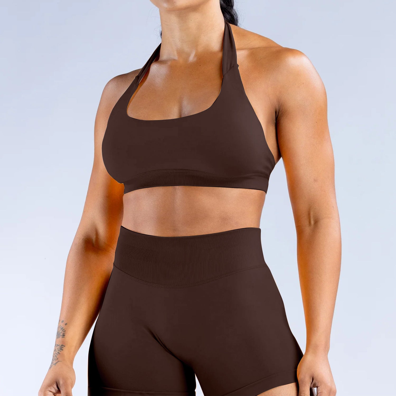 Women’s Backless Seamless Sports Bra for Yoga Gym
